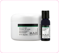 Успокаивающая гелевая маска для ухода за чувствительной кожей + Сыворотка-бустер успокаивающая pH 6.5 200767278752